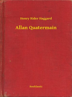 cover image of Allan Quatermain